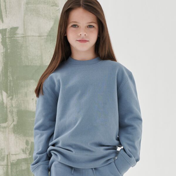 SF Minni Kids Sustainable Curved Hem Sweatshirt Thumbnail