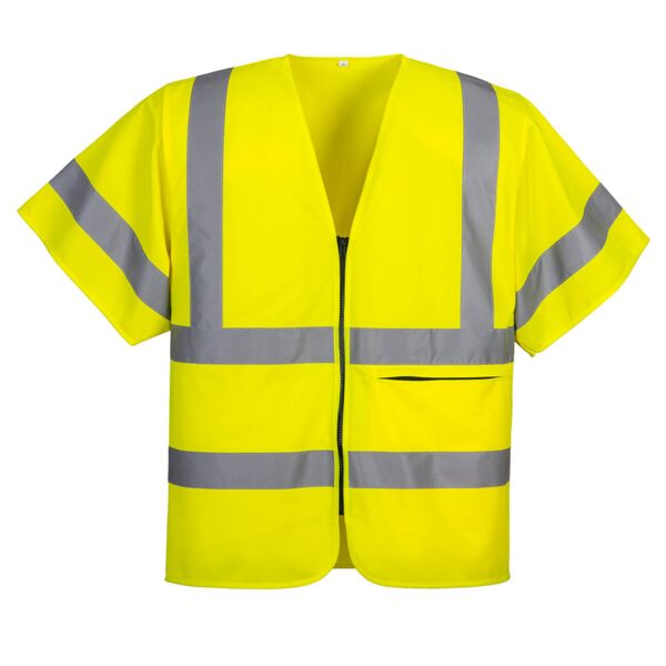 Hi-Vis Band and Brace Zip Vest S/S  Thumbnail
