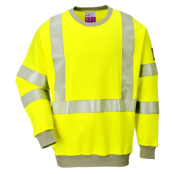 Flame Resistant Anti-Static Hi-Vis Sweatshirt Thumbnail