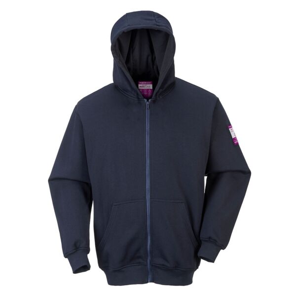 FR Zip Front Hooded Sweatshirt Thumbnail